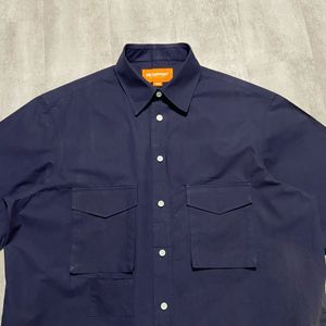 Men's Short Sleeve Navy Shirt