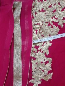 Beautiful Pink Kurta Set with Gold gotapatti work