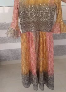Sale!! Sale!! Embroidered Indian Dress with Dupatt