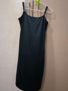 Sleeveless Leaf Print Midi Dress