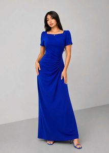Elegant Royal Blue Maxi bodycon Dress