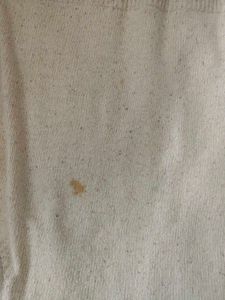 Lace Trim Knit Dress- one mark of fabric at back