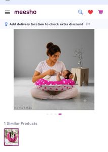 Cute Pink Striped Baby Carrier