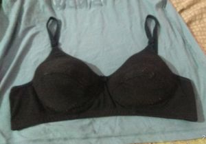 Women's Padded Black Bra