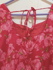 Vibrant Floral Print ALine kurta