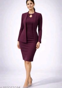 beautiful dress with jacket 🧥