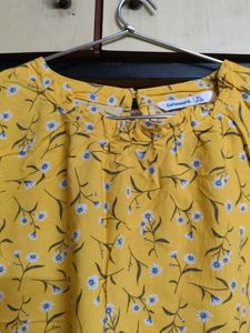 cotton floral print top