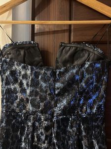 Sparkly Leopard Print Mini Dress