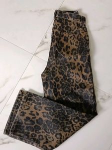 Leopard Print Jeans