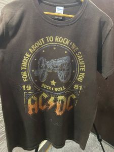 💯 % og gildan vintage AC/DC Rock Band T-Shirt