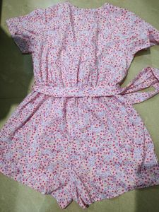 Floral Print Romper VerobModa Jumpsuit...