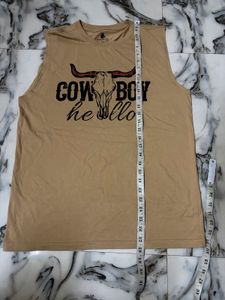 Cowboy Hello Graphic Tank Top