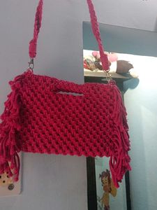 Handmade Macrame Crossbody Bag
