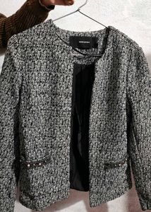 Textured Tweed Jacket