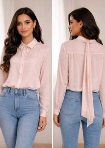 Elegant Bow-Back Top