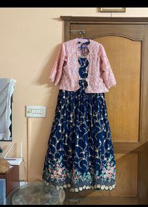 PLUS SIZE PINK &amp; BLUE HEAVY GOWN