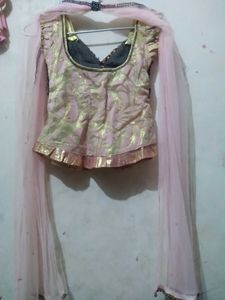 Girls Lehnga Handmade And Fish Cut Lehng
