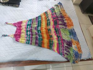 Bohemian Tie-Dye Maxi Dress