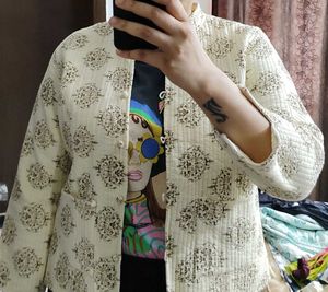 Quilted Button Down Jacket- Diwali 🎇🪔 Sale