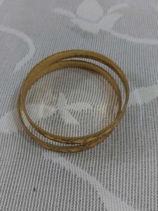Set of 2 Golden Bangles / Kada