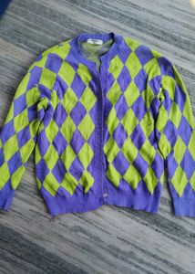 Argyle Cardigan - Unique & Stylish