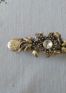 Vintage Inspired Gemstone Hair Clip