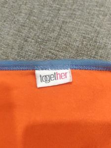 Orange Cutout Tee