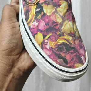 Vans Floral Slip-On Sneakers