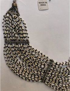 Multilayered Beaded Statement Necklace