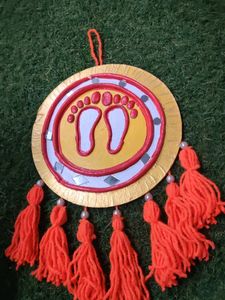 Laxmi Mata Ji Clay Footprint