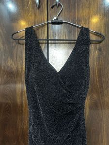 Sexy Black Sparkly Bodycon Dress
