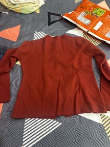 Red  sweater