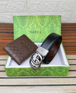 Gucci Belt and Wallet Set