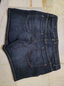 Dark Wash Denim Shorts