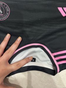 SALEInterMiami Messi 10 Black &amp; Pink Football Jer