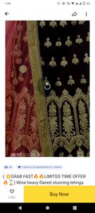 Exquisite Embroidered Indian Wedding Dress