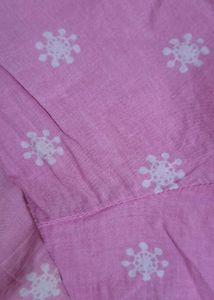 Charming Pink Floral Kurta Set with Dupatta