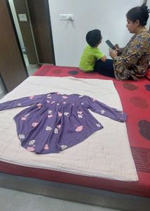 Purple Floral Print  top