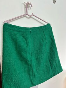 Green Woolen skirt
