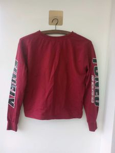 Fear of God full sleeves crop tshirt sweatshirt