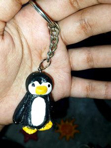 Cute Penguin Keychain (handmade)