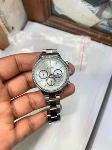 BOSS Chronograph Watch - Elegant Silver