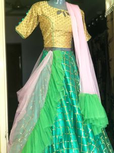 Bridal lehenga customized