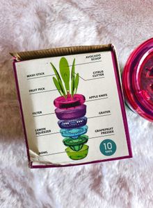 Flower pot kitchen tool set