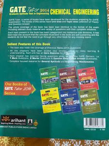 GATE Tutor 2014 Chemical Engineering