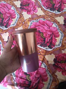 Pipal Copper Tumbler with Lid