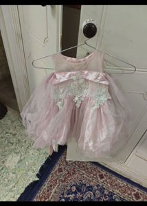 Beautiful Baby Girl's Pink Party Dress