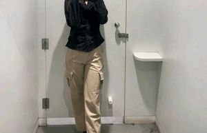 Stylish Cargo Pants - Beige