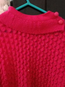Adorable Hot Pink Poncho