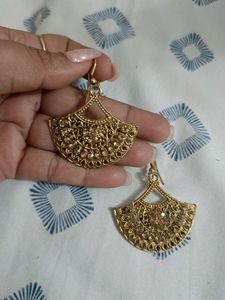 Beautiful Fan Shaped Earrings